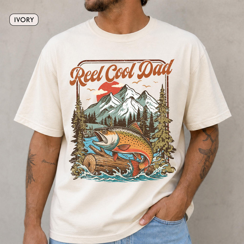 Personalized Fishing Dad Comfort Shirt Gift for Father's Day Comfort Shirt FIX GradoCreations