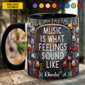 Personalized Guitar Lover Mug Custom Name Gift for Musician GradoCreations