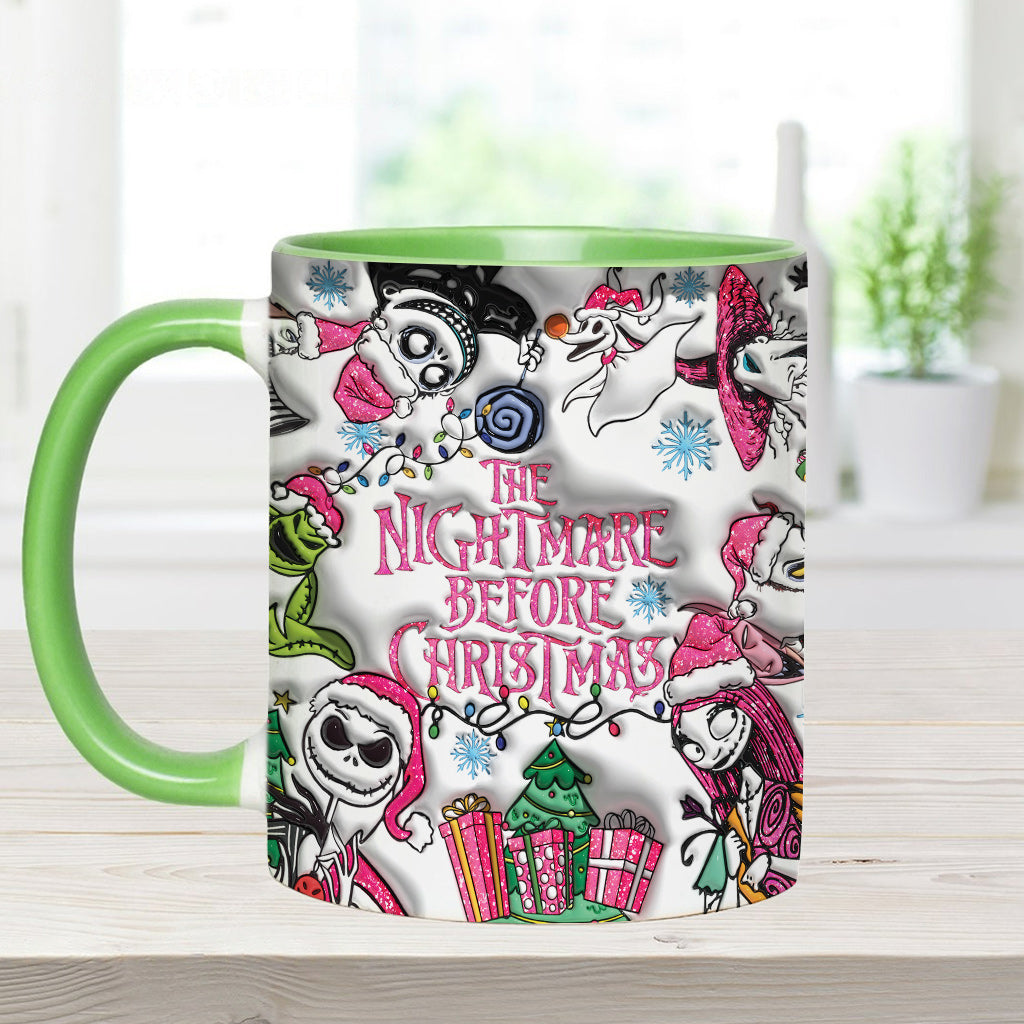 Personalized Nightmare Before Christmas Accent Mug Gift Accent Mug GradoCreations