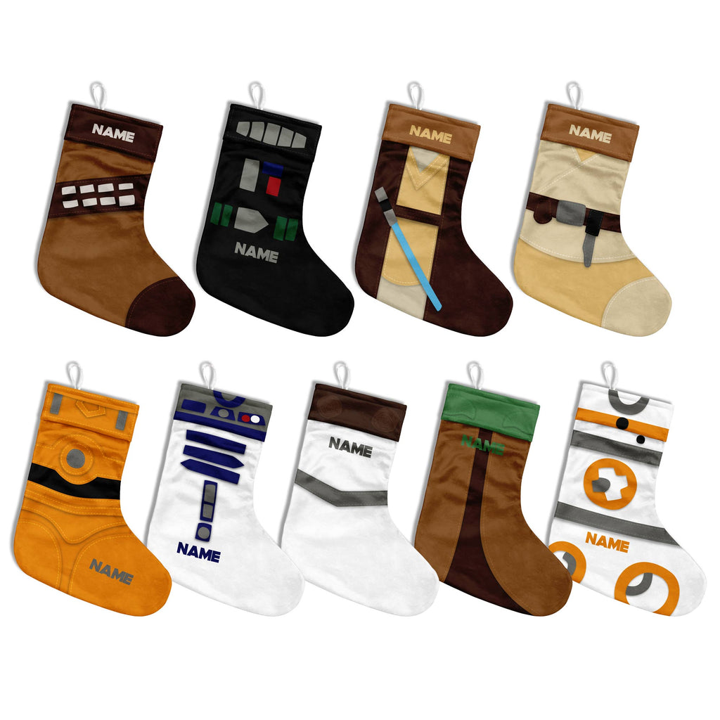 Personalized Star Wars Christmas Stockings Unique Family Gift Christmas Stockings GradoCreations