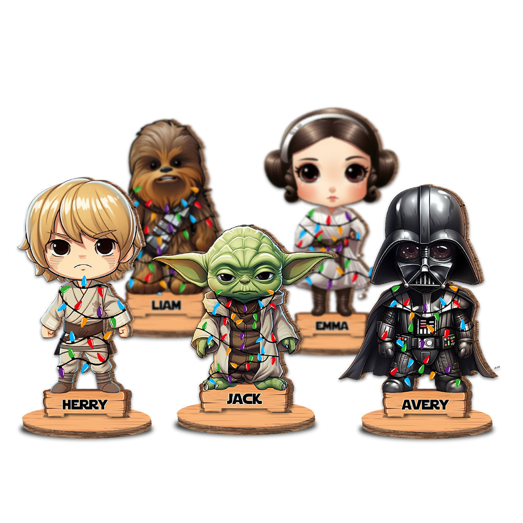 Personalized Freestanding Wood Plaque The Force Family Gift for Christmas Freestanding Wood Plaque GradoCreations