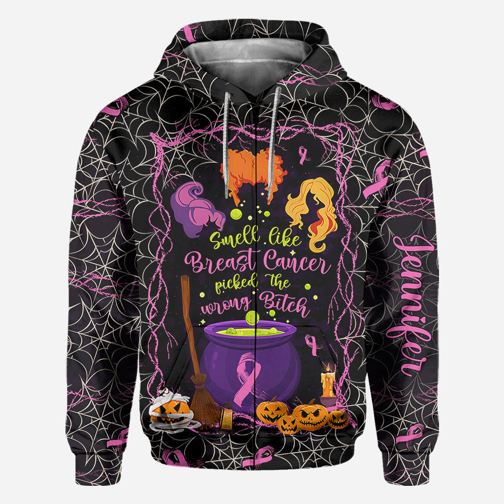 Personalized Breast Cancer Awareness All Over Shirt for Halloween All Over Shirt GradoCreations