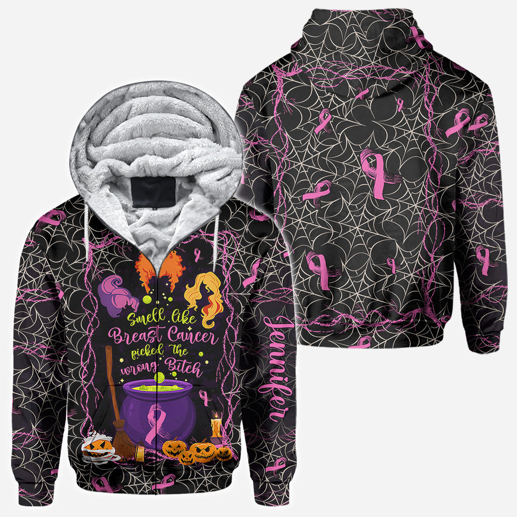 Personalized Breast Cancer Awareness All Over Shirt for Halloween All Over Shirt GradoCreations
