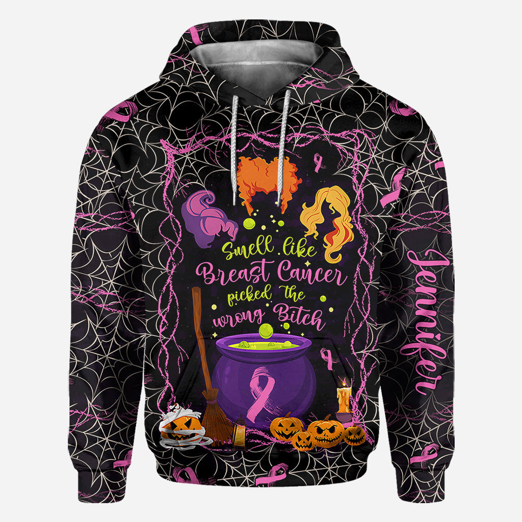 Personalized Breast Cancer Awareness All Over Shirt for Halloween All Over Shirt GradoCreations