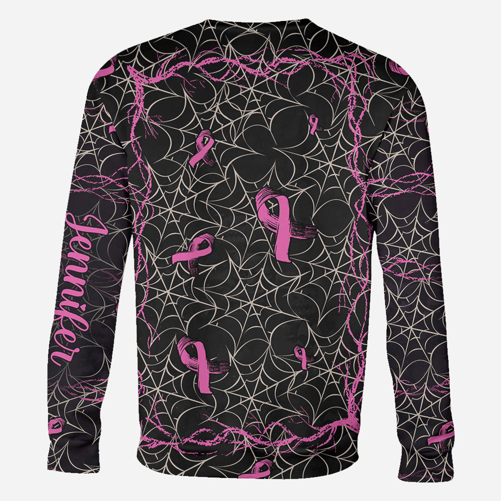 Personalized Breast Cancer Awareness All Over Shirt for Halloween All Over Shirt GradoCreations