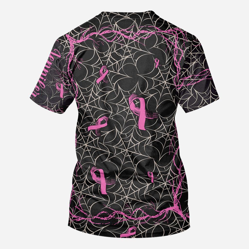 Personalized Breast Cancer Awareness All Over Shirt for Halloween All Over Shirt GradoCreations