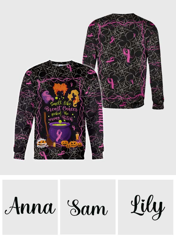 Personalized Breast Cancer Awareness All Over Shirt for Halloween All Over Shirt GradoCreations