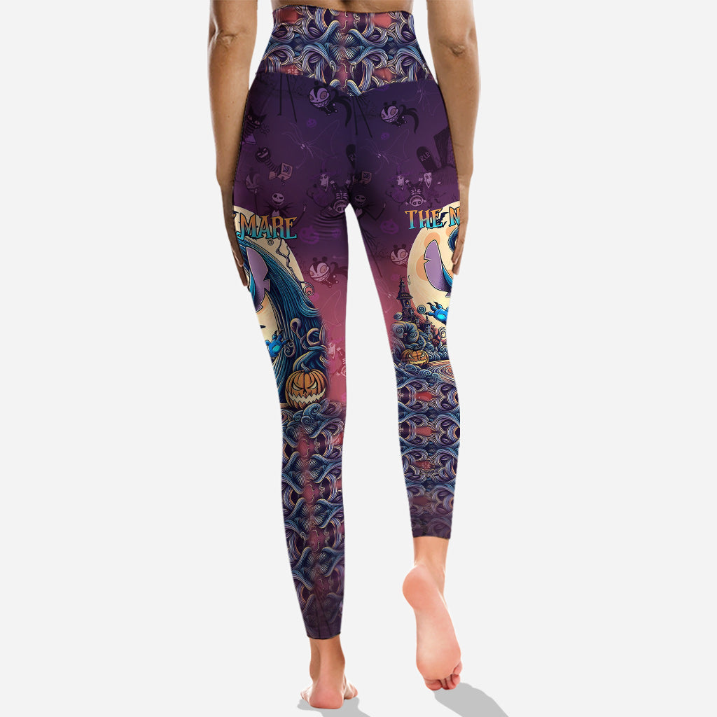 Personalized Nightmare Ohana Hoodie and Leggings Set for Halloween Gift Hoodie & Leggings GradoCreations