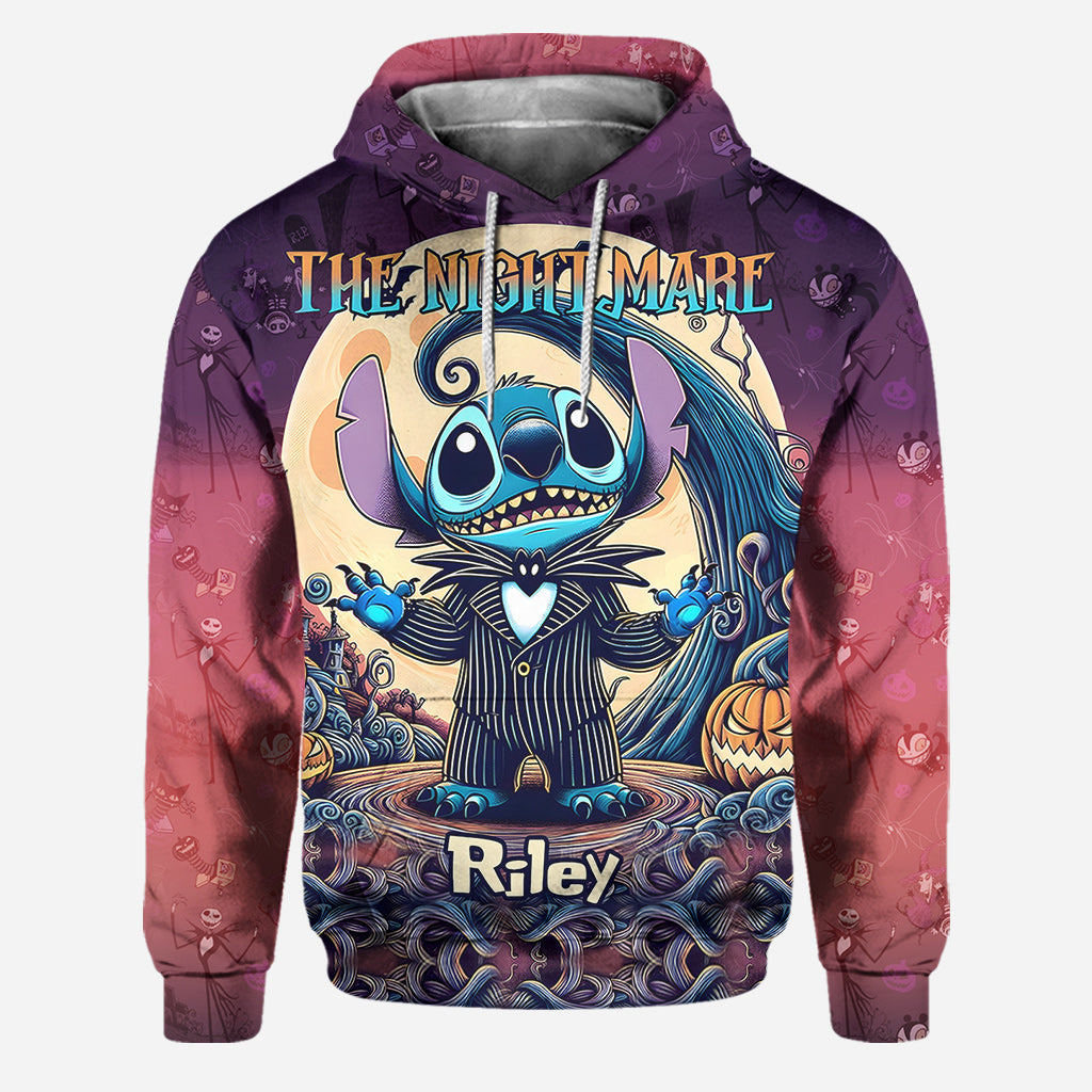 Personalized Nightmare Ohana Hoodie and Leggings Set for Halloween Gift Hoodie & Leggings GradoCreations