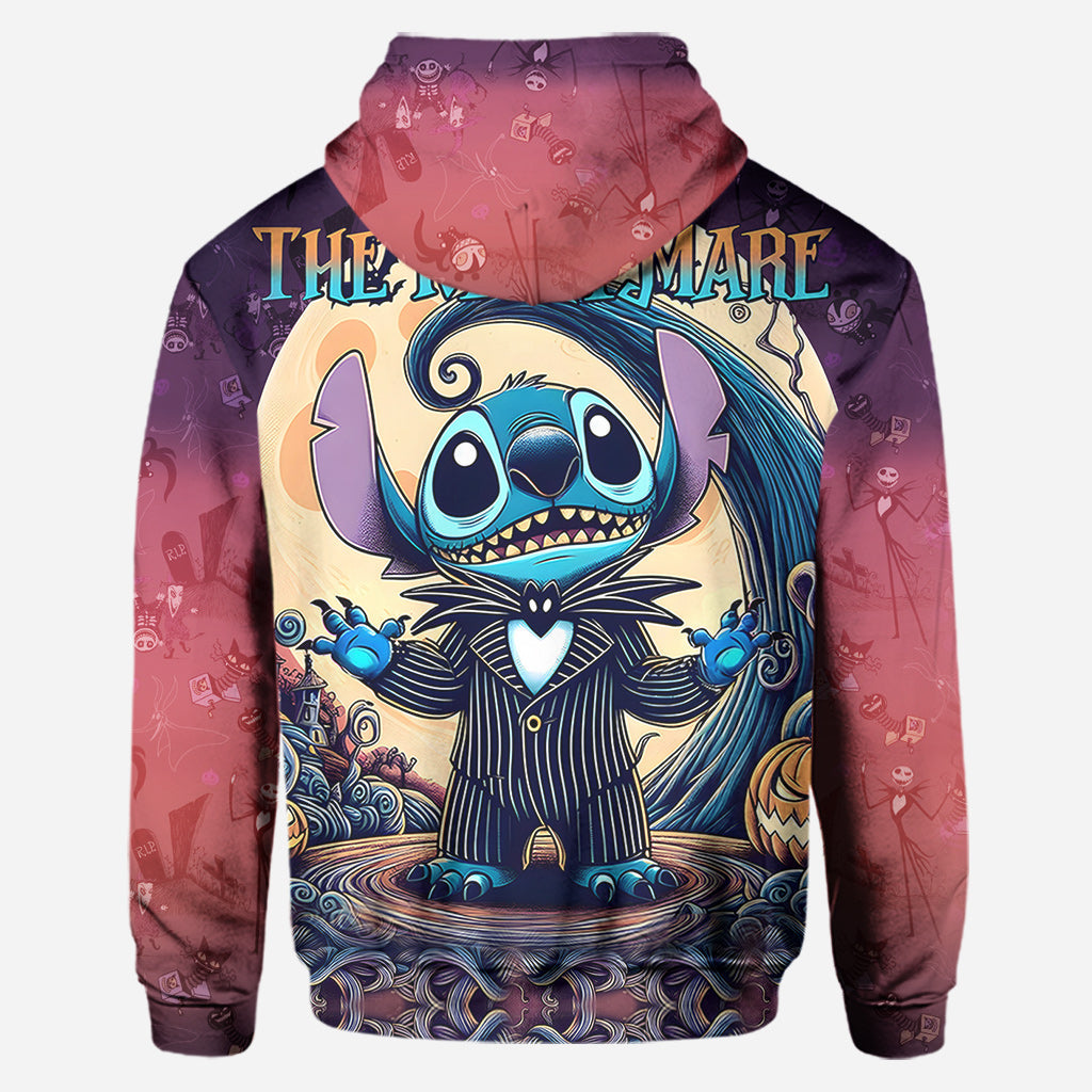 Personalized Nightmare Ohana Hoodie and Leggings Set for Halloween Gift Hoodie & Leggings GradoCreations