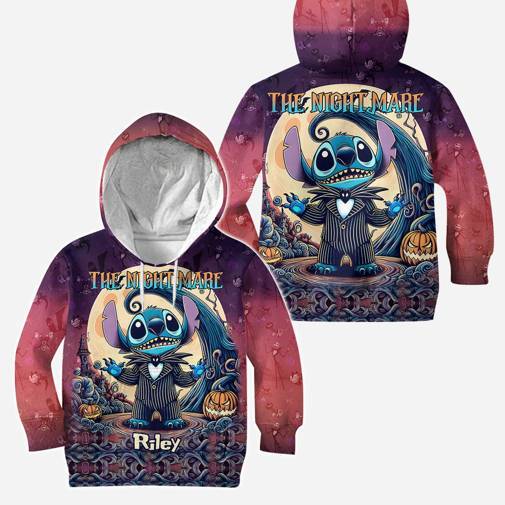 Personalized Nightmare Ohana Hoodie and Leggings Set for Halloween Gift Hoodie & Leggings GradoCreations
