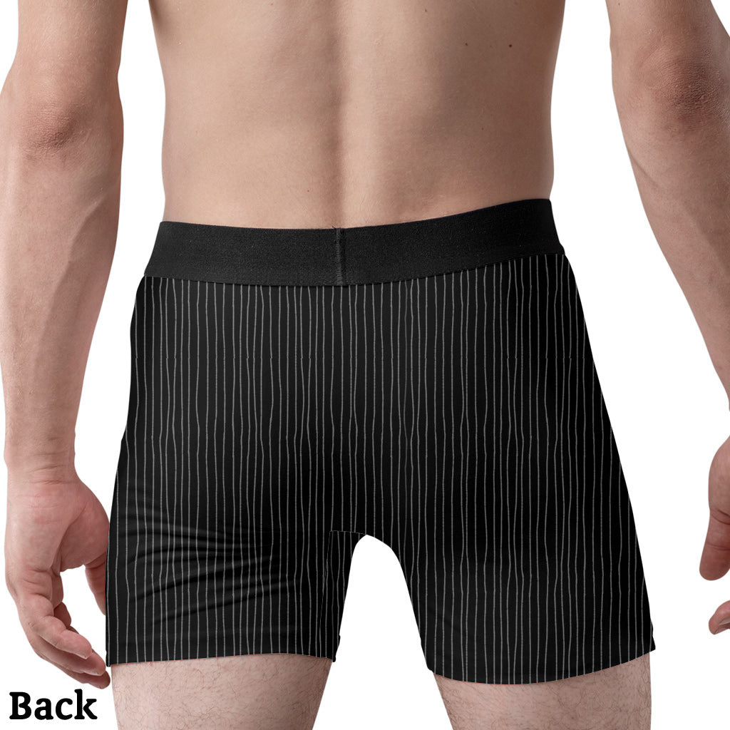 Personalized Men's Boxer Briefs Custom Couple Gift with Names Men Boxer Briefs GradoCreations