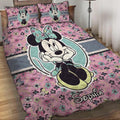Personalized Minnie Mouse Quilt Set with Pillow Covers for Kids Quilt Set GradoCreations