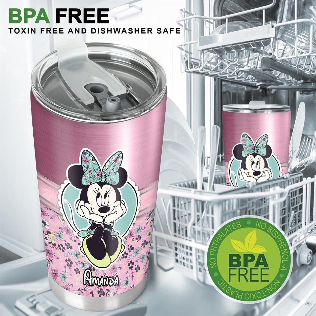 Personalized Mouse Tumbler Custom Name Gift for Kids Tumbler GradoCreations
