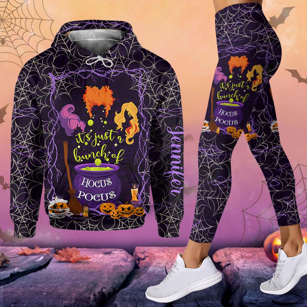Personalized Hocus Pocus Hoodie and Leggings Set for Women Hoodie & Leggings GradoCreations