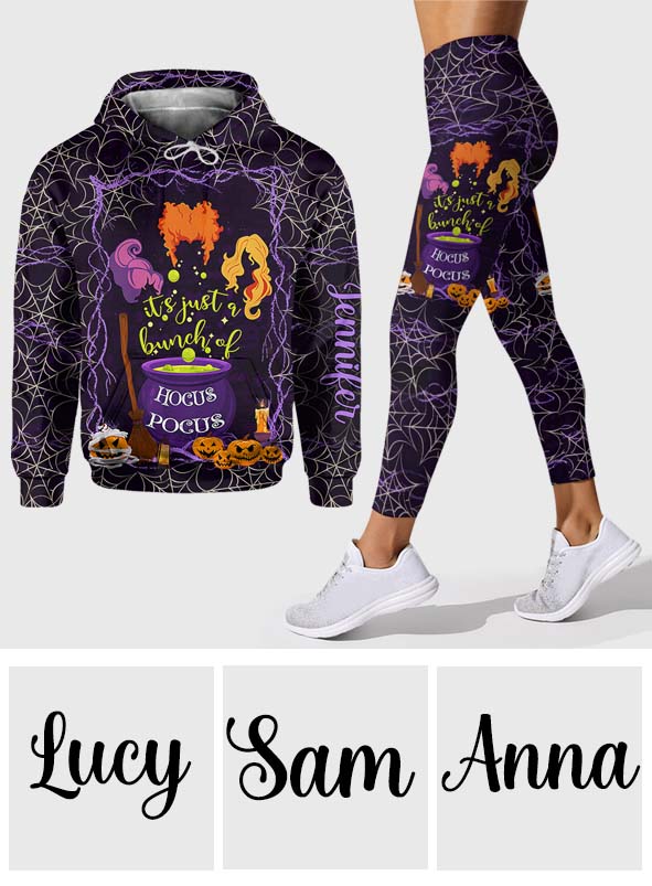 Personalized Hocus Pocus Hoodie and Leggings Set for Women Hoodie & Leggings GradoCreations