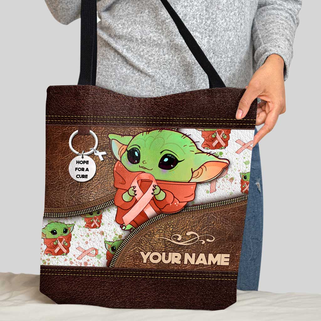 Personalized Multiple Sclerosis Awareness Tote Bag with Custom Name Tote Bag GradoCreations