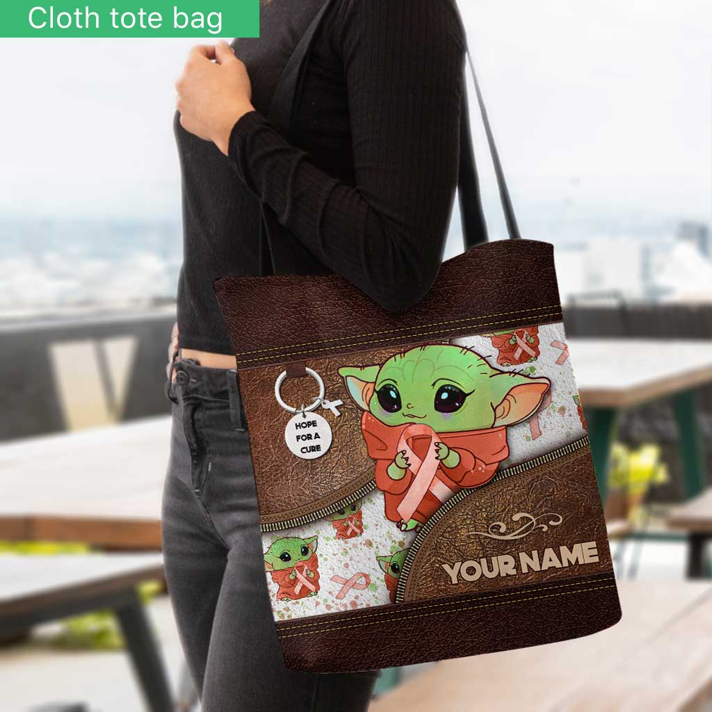 Personalized Multiple Sclerosis Awareness Tote Bag with Custom Name Tote Bag GradoCreations