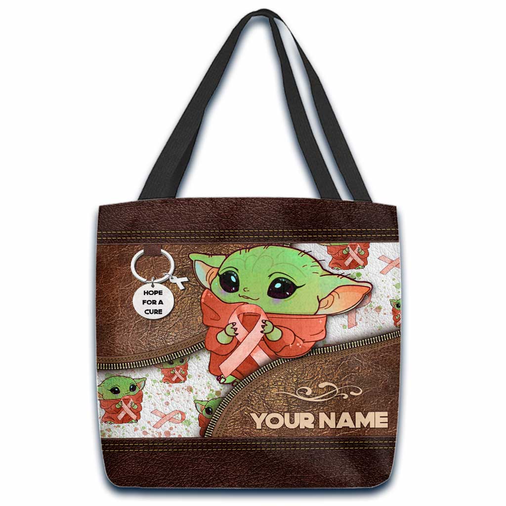 Personalized Multiple Sclerosis Awareness Tote Bag with Custom Name Tote Bag GradoCreations