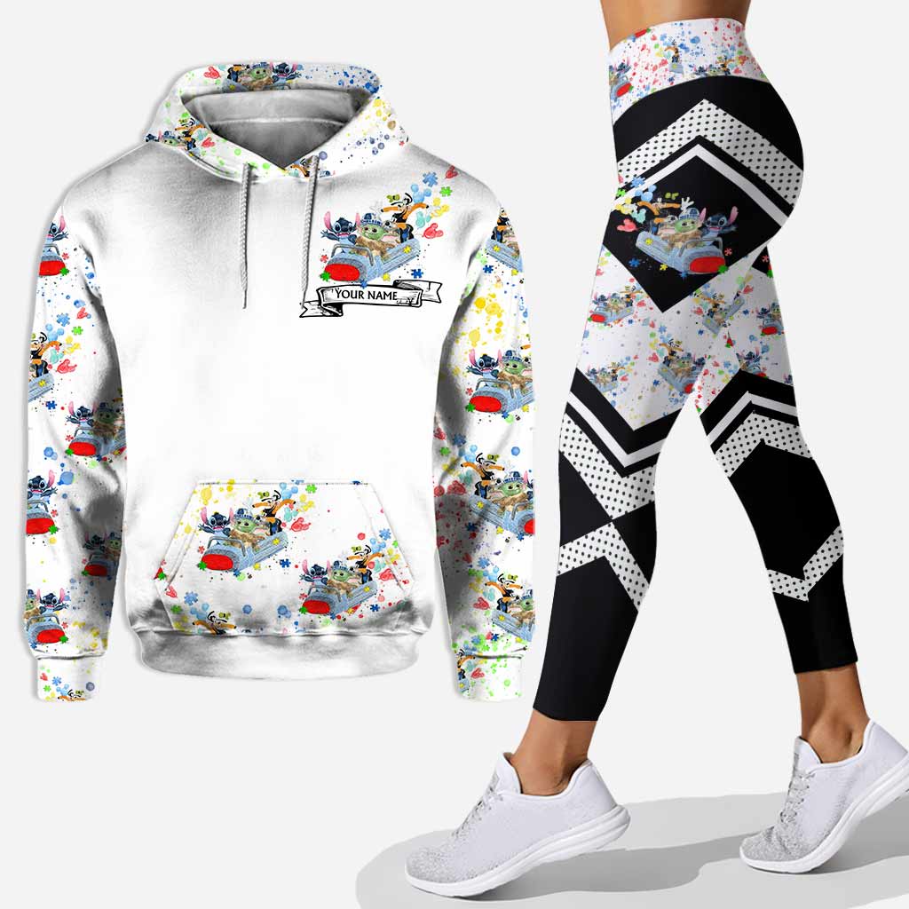 Personalized Autism Awareness Hoodie & Leggings Custom Name Gift Hoodie & Leggings GradoCreations