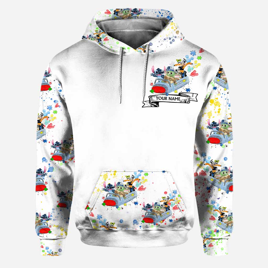 Personalized Autism Awareness Hoodie & Leggings Custom Name Gift Hoodie & Leggings GradoCreations