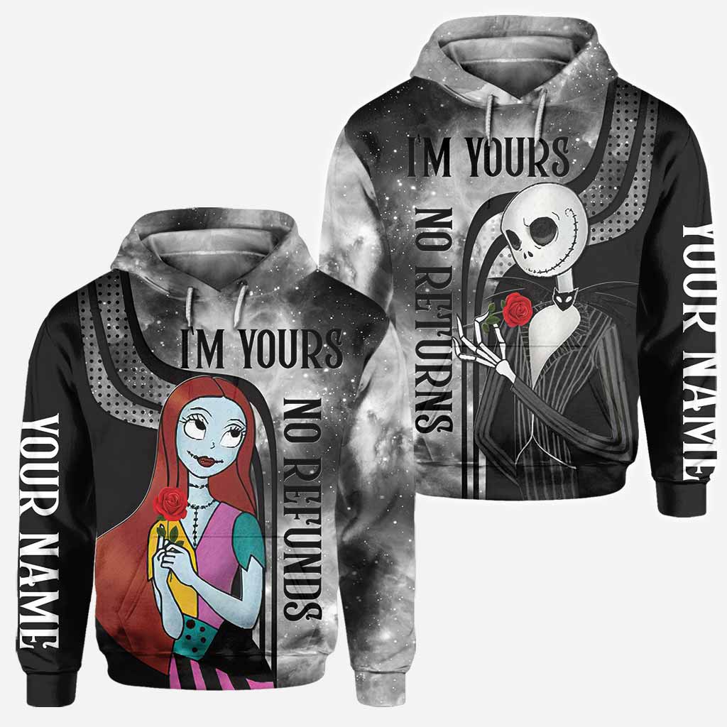Personalized Nightmare All Over Hoodie for Couples | Custom Name Gift All Over Shirt GradoCreations