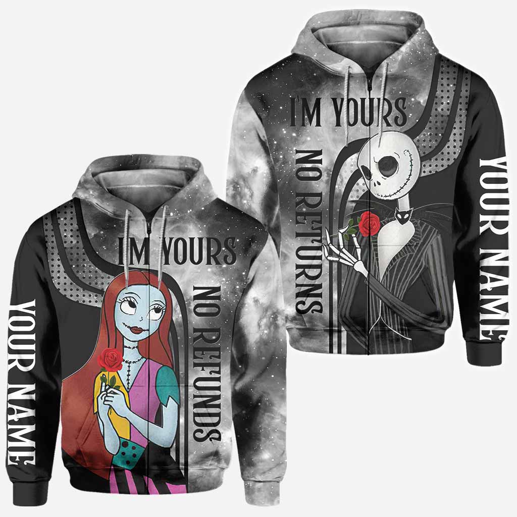 Personalized Nightmare All Over Hoodie for Couples | Custom Name Gift All Over Shirt GradoCreations