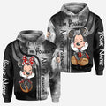 Personalized Mickey Mouse All Over T-shirt and Hoodie Gift for Couples All Over Shirt GradoCreations