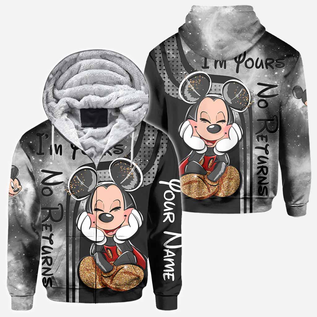 Personalized Mickey Mouse All Over T-shirt and Hoodie Gift for Couples All Over Shirt GradoCreations