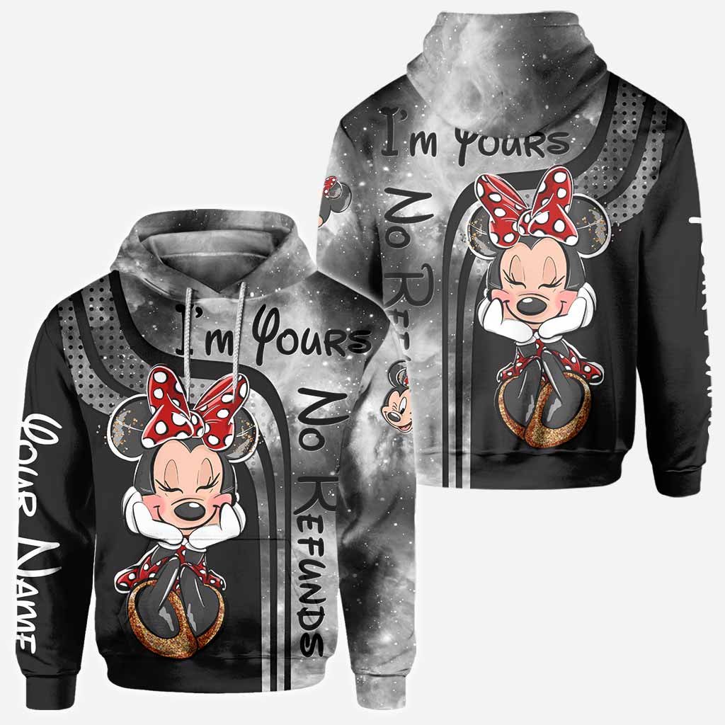 Personalized Mickey Mouse All Over T-shirt and Hoodie Gift for Couples All Over Shirt GradoCreations