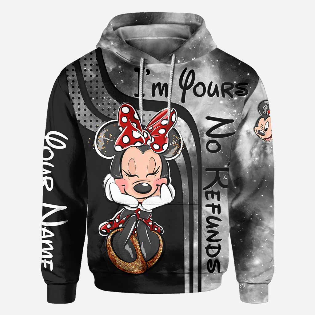 Personalized Mickey Mouse All Over T-shirt and Hoodie Gift for Couples All Over Shirt GradoCreations