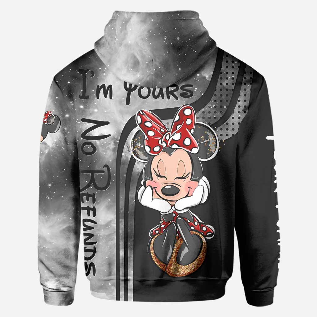 Personalized Mickey Mouse All Over T-shirt and Hoodie Gift for Couples All Over Shirt GradoCreations