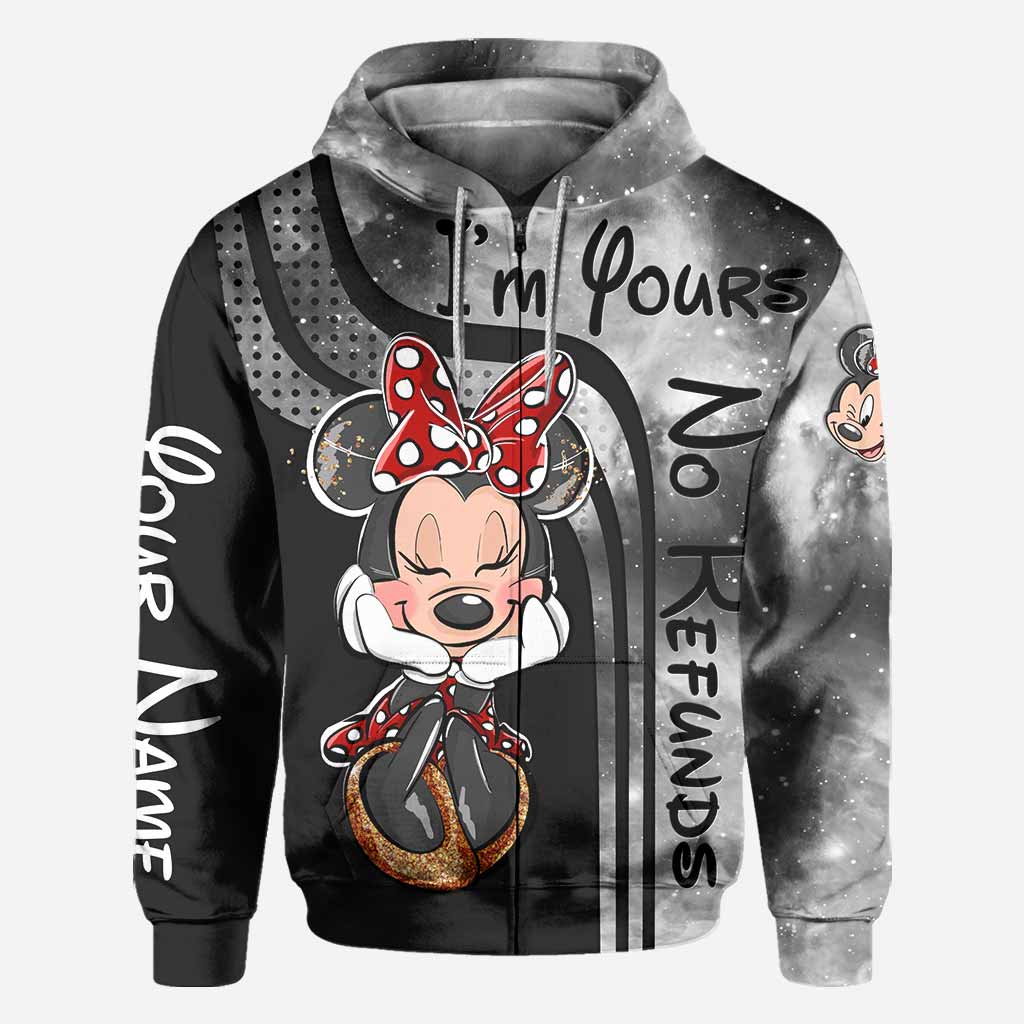 Personalized Mickey Mouse All Over T-shirt and Hoodie Gift for Couples All Over Shirt GradoCreations