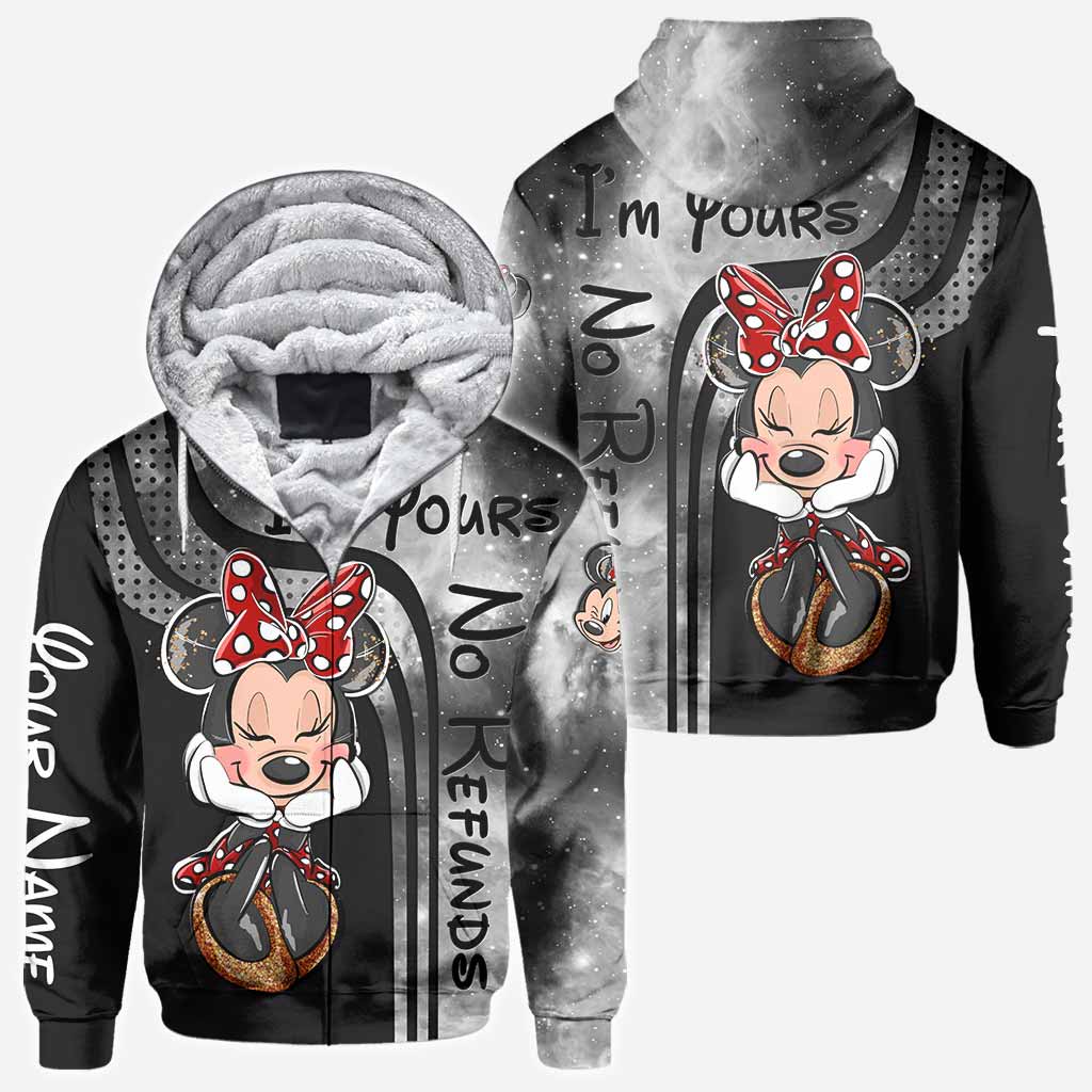 Personalized Mickey Mouse All Over T-shirt and Hoodie Gift for Couples All Over Shirt GradoCreations