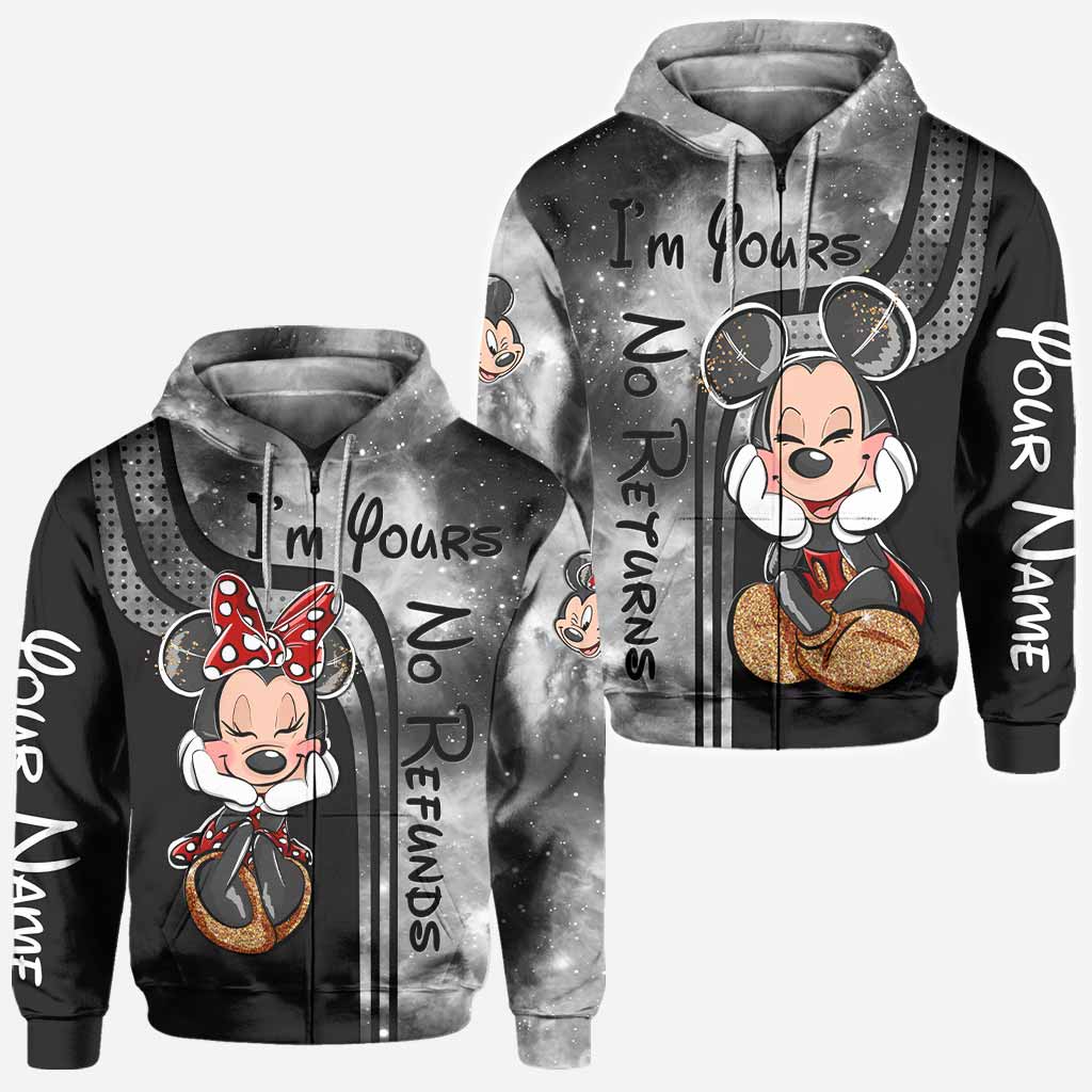 Personalized Mickey Mouse All Over T-shirt and Hoodie Gift for Couples All Over Shirt GradoCreations