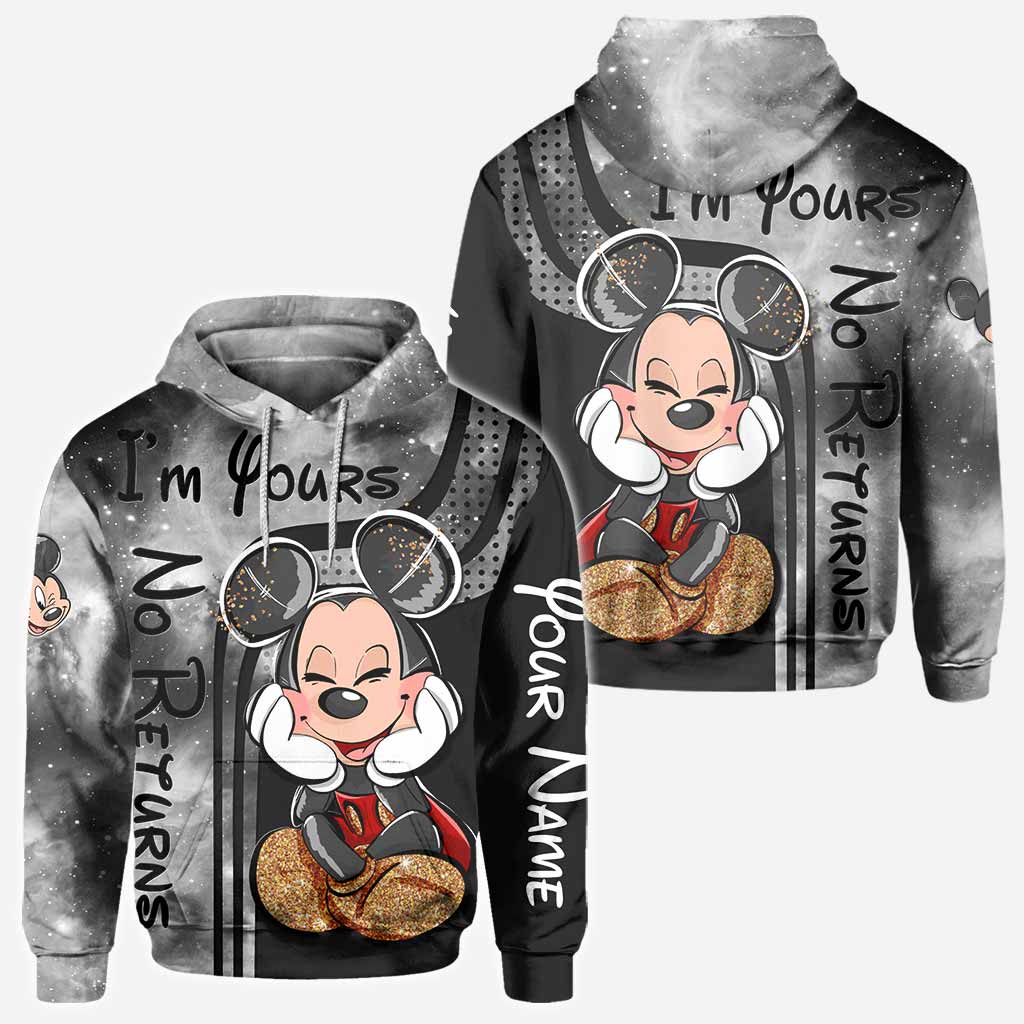 Personalized Mickey Mouse All Over T-shirt and Hoodie Gift for Couples All Over Shirt GradoCreations