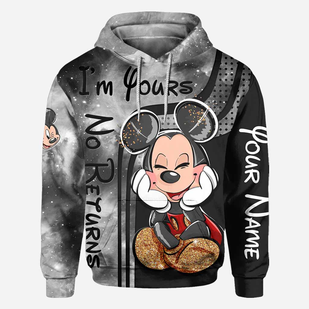 Personalized Mickey Mouse All Over T-shirt and Hoodie Gift for Couples All Over Shirt GradoCreations