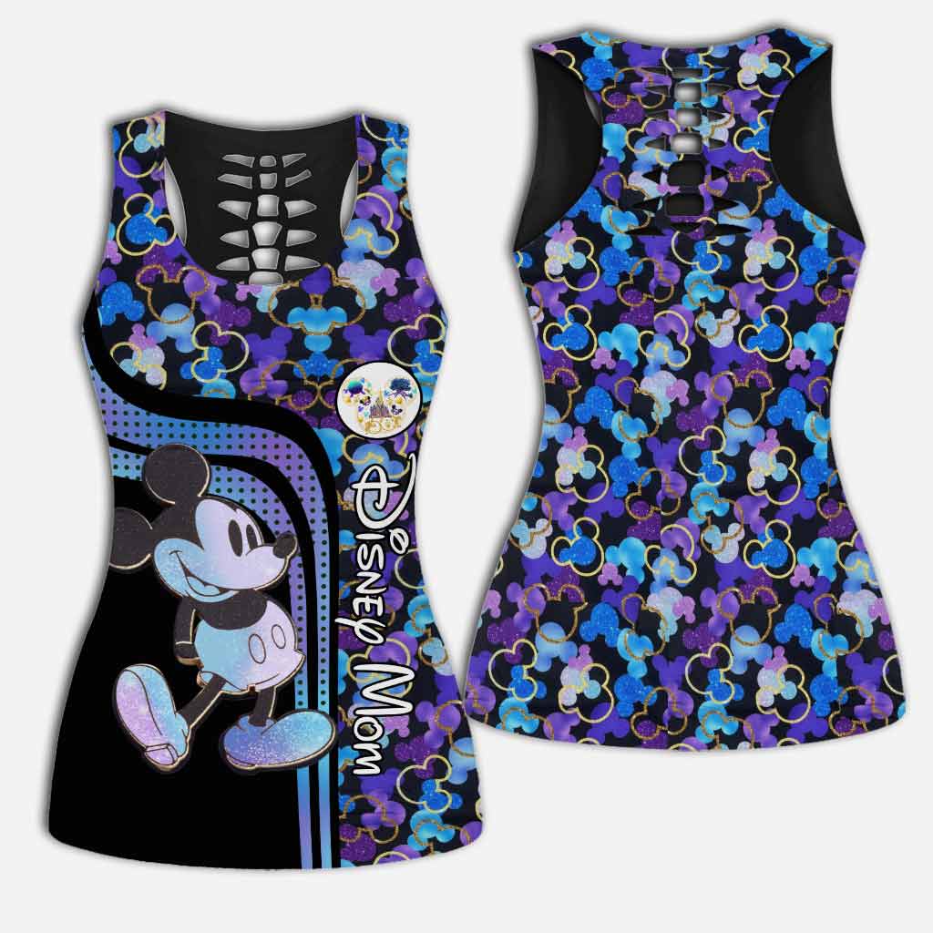 Personalized Disney Mom Hollow Tank & Leggings Set Gift Idea Hollow Tank & Leggings GradoCreations