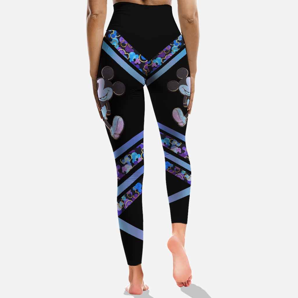 Personalized Disney Mom Hollow Tank & Leggings Set Gift Idea Hollow Tank & Leggings GradoCreations