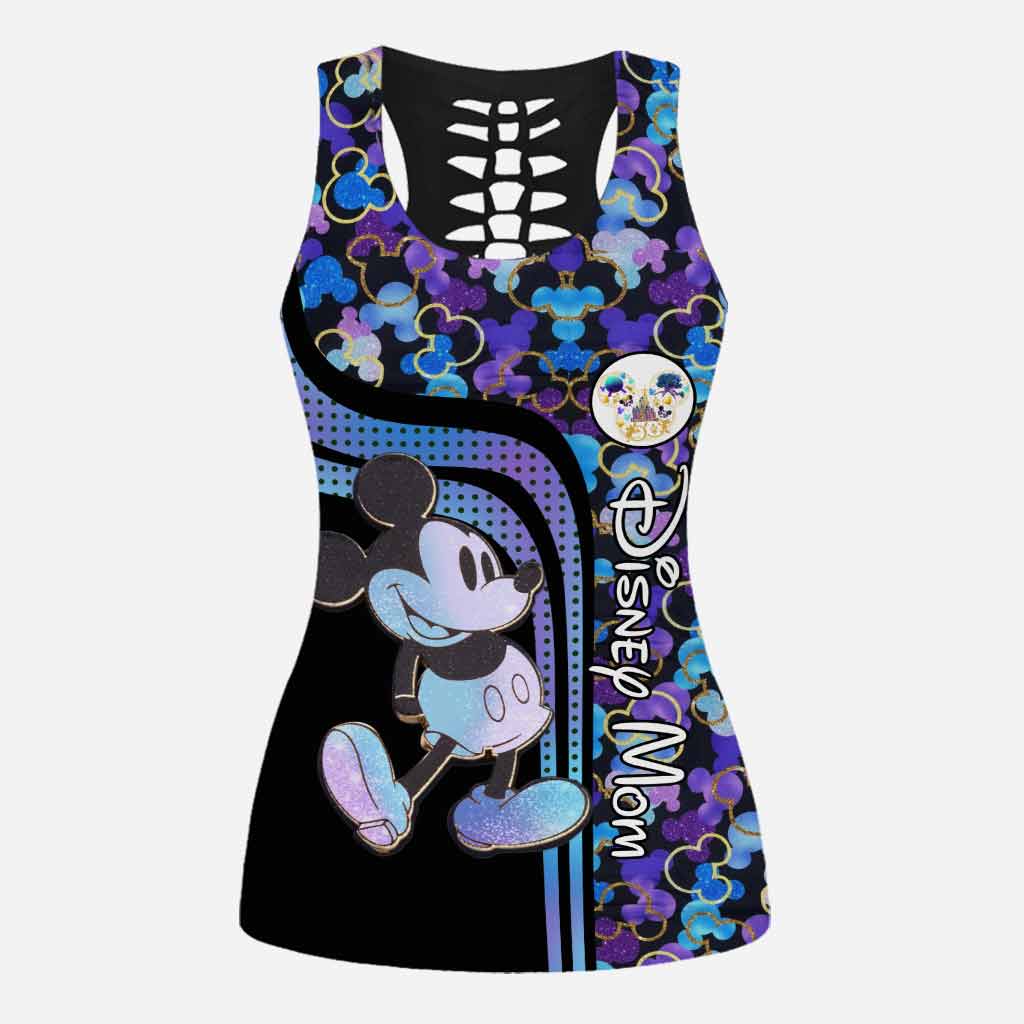 Personalized Disney Mom Hollow Tank & Leggings Set Gift Idea Hollow Tank & Leggings GradoCreations