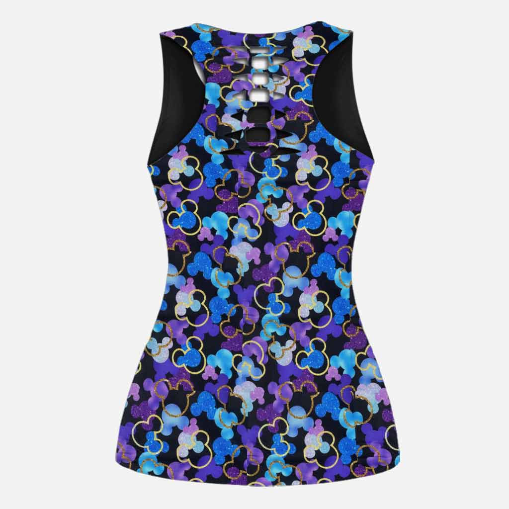 Personalized Disney Mom Hollow Tank & Leggings Set Gift Idea Hollow Tank & Leggings GradoCreations