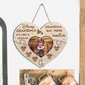 Personalized Wooden Heart Sign for Grandma - Custom Name Gift for Mother's Day Wood Sign GradoCreations