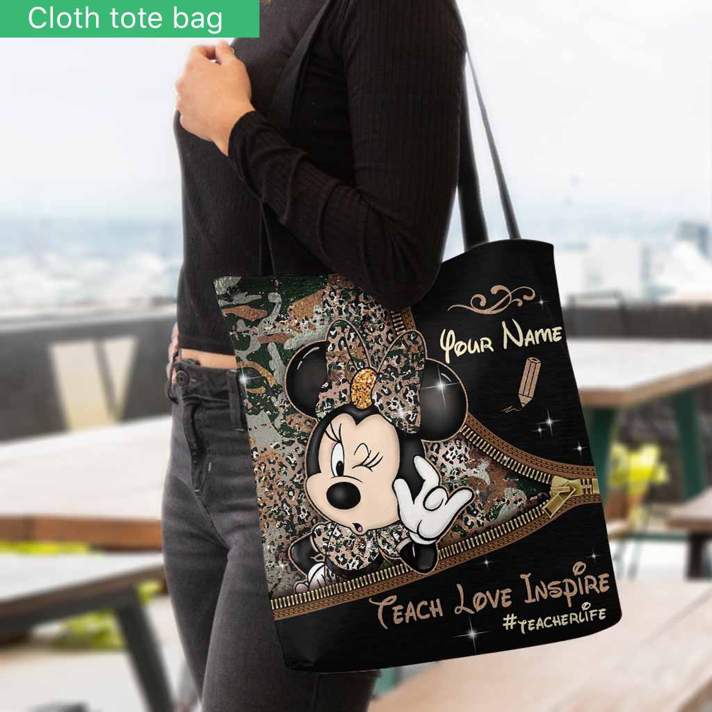 Personalized Teacher Tote Bag with Custom Name & Design Tote Bag GradoCreations