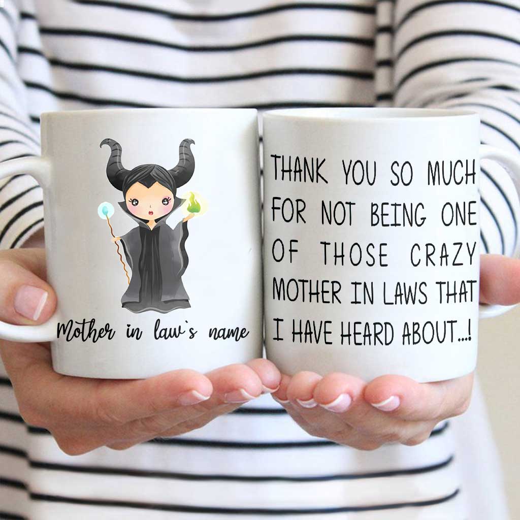 Personalized Thank You Mug for Mother-in-Law Custom Name Gift Mug GradoCreations