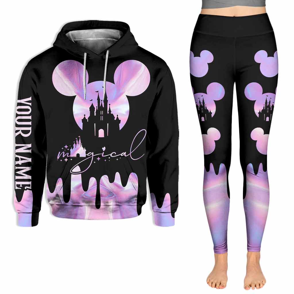 Personalized Mickey Mouse Hoodie and Leggings Set for Kids & Adults | Magical Gift Hoodie & Leggings GradoCreations