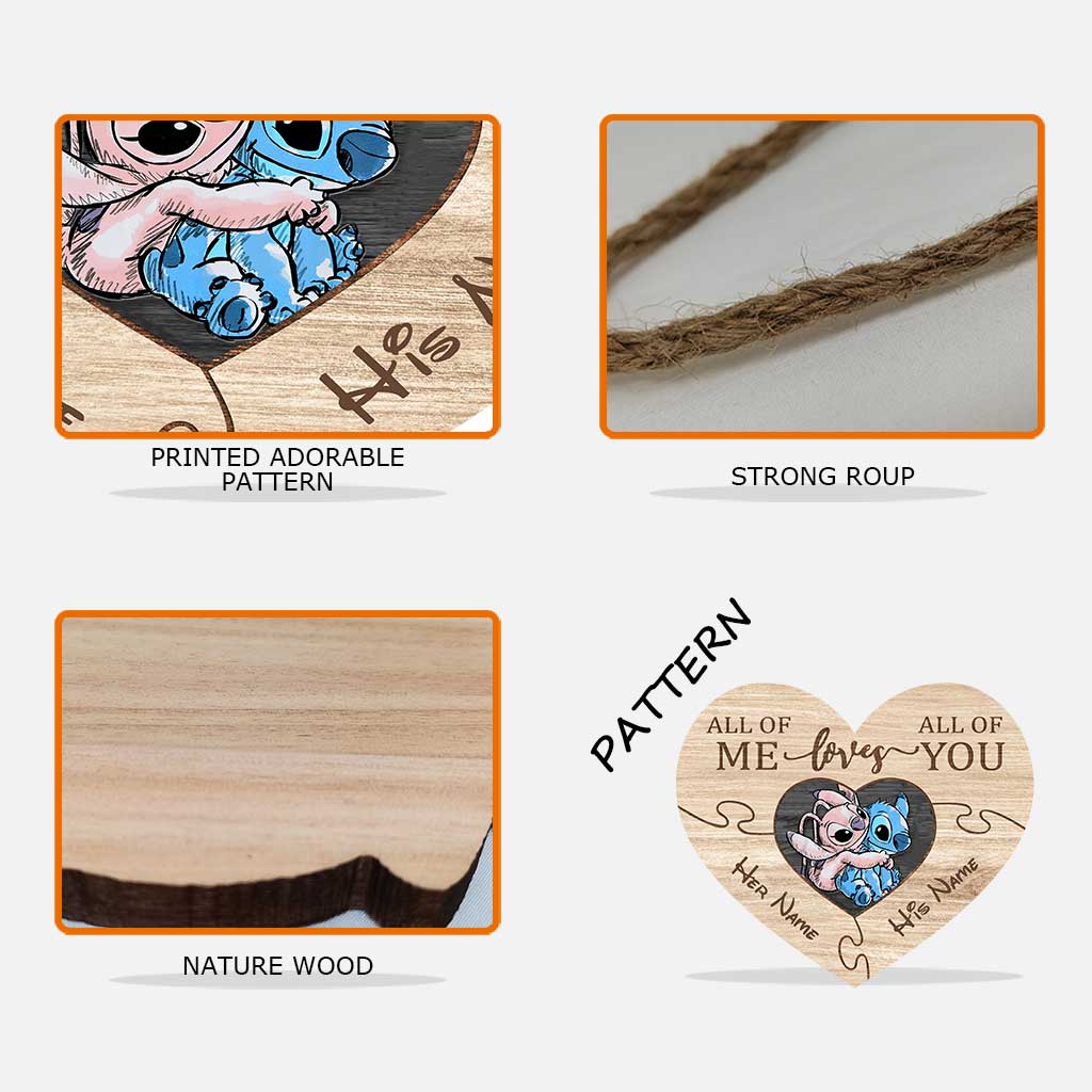 Personalized Ohana Wood Sign with Names | Unique Couple Gift Wood Sign GradoCreations