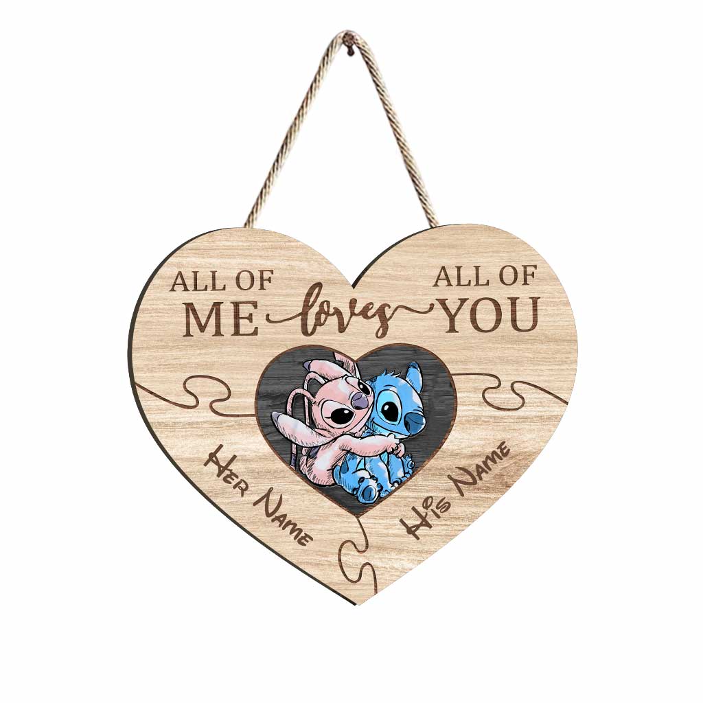 Personalized Ohana Wood Sign with Names | Unique Couple Gift Wood Sign GradoCreations