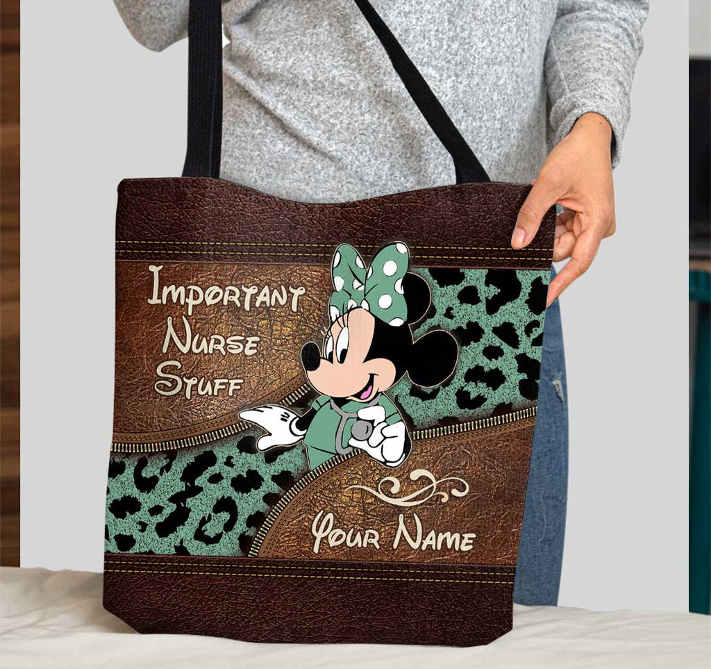 Personalized Tote Bag for Nurses with Custom Name Gift Tote Bag GradoCreations