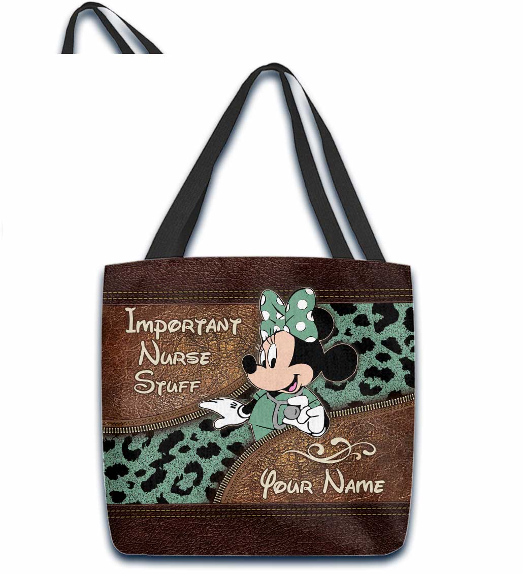 Personalized Tote Bag for Nurses with Custom Name Gift Tote Bag GradoCreations