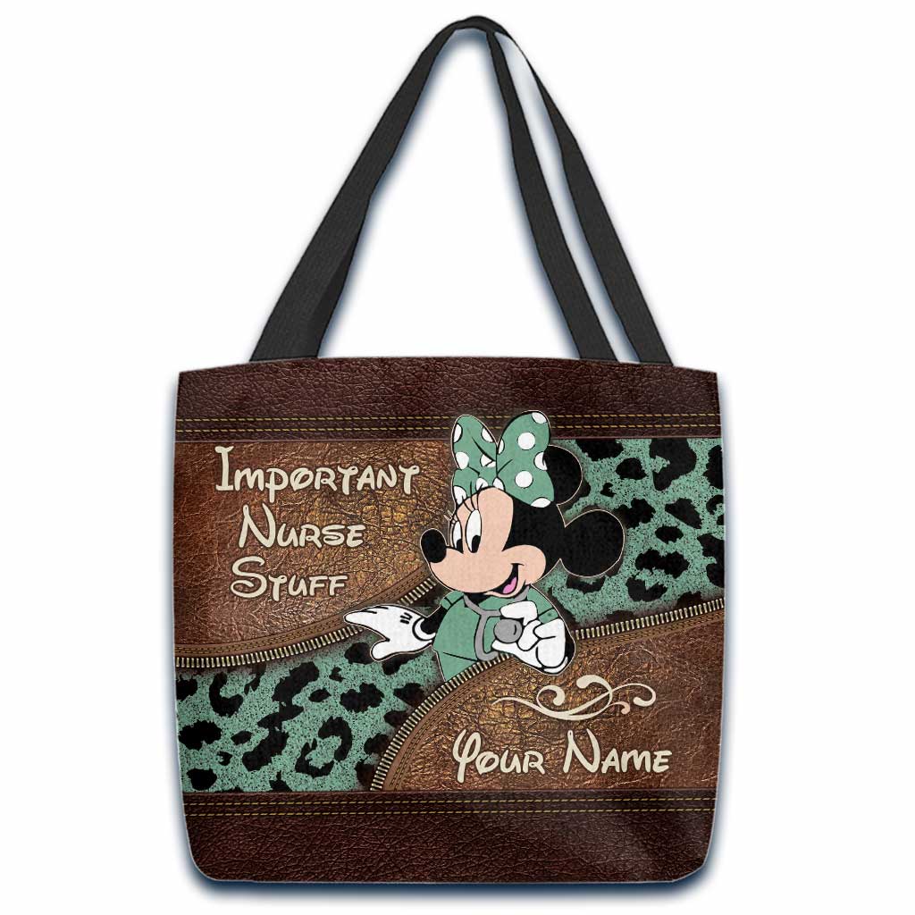 Personalized Tote Bag for Nurses with Custom Name Gift Tote Bag GradoCreations